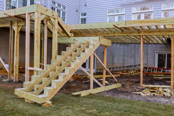 Deck Post Replacement in Jackson