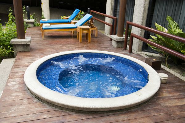 Hot Tub Deck Construction in Jackson